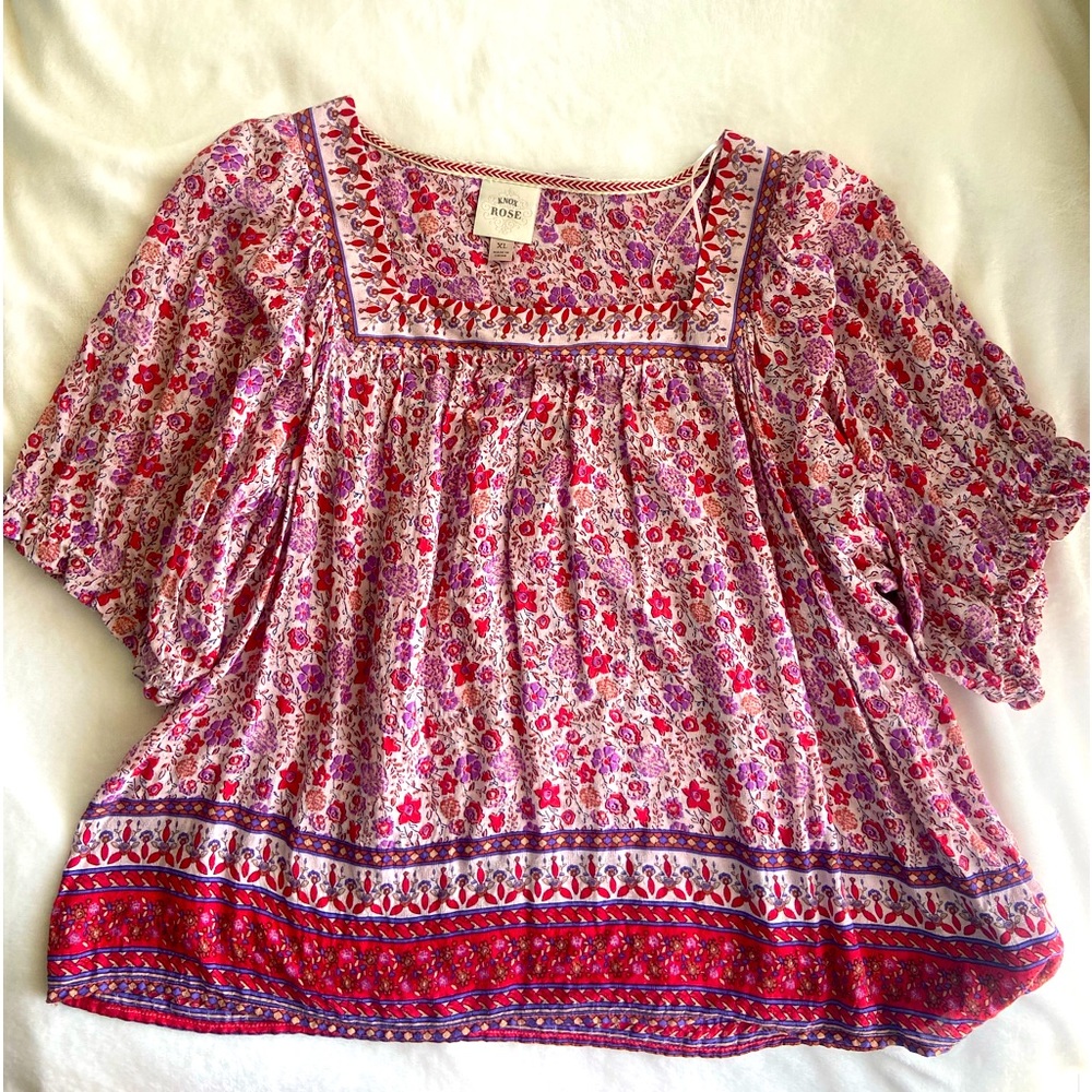 Knox Rose boho top